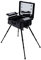 OUBUBY Schminkkoffer Trolley, Professioneller Schminkkoffer Friseurkoffer Schminkkoffer mit Rädern Manikürekoffer Trolley Schminkkoffer Mit Spiegel und LED Licht Fahrbarer Schminkkoffer