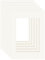DEHA Design Passepartout (5er Set) Karton 29,7x42 cm (DIN A3) für Bilder im Format 21x29,7 cm (DIN A4), Elfenbein