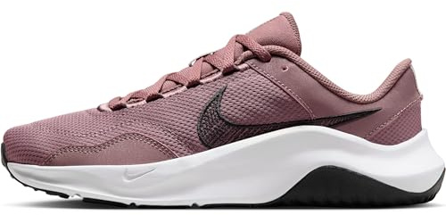Nike Damen W Legend Essential 3 Nn Training Schuhe, Smokey Mauve/Black-White-Platinum Violet, 38 EU