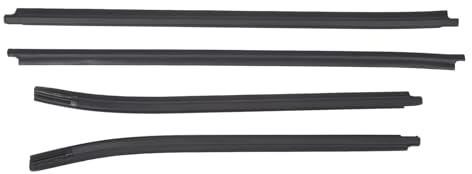 4 Stück Fensterleisten, Dichtungsstreifen, Fensterdichtung, Dichtungsstreifen, Dichtungsgürtel, Gummi, 68161 0K010, Ersatz für Hilux SR5 VIGO MK6 PICKUP 2005 Bis 2015
