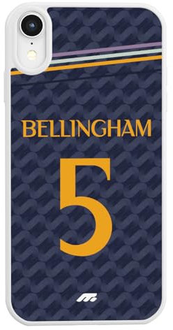 MYCASEFC Coque Football Jude Bellingham Madrid Personnalisée ASUS Zenfone 4 Max ZC554KL. Housse de Football pour Smartphone pour Les Fans de Football - Idée Cadeau - Design de qualité supérieure.