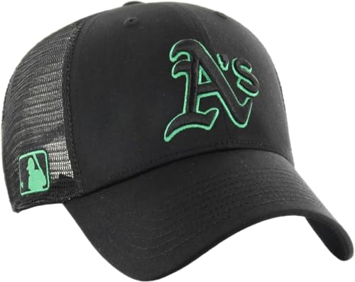 '47 Oakland Athletics MVP Trucker Cap, BKA - Black, One size