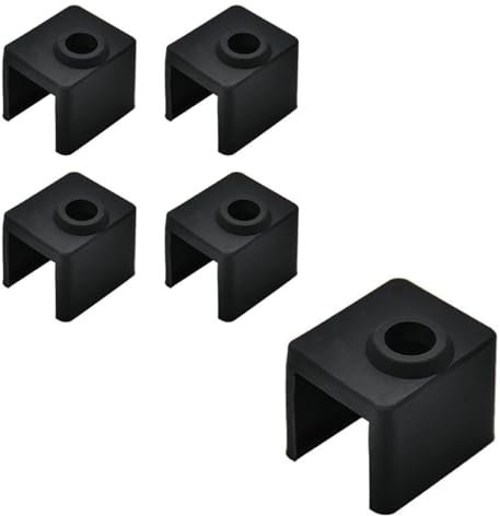 Ieron 5er-Pack Silikon-Abdecksocken – Hochtemperaturschutz, kompatibel mit Elegoo Neptune 4 und 4 Pro 3D-Drucker-Extruder-Hotend-Teilezubehör