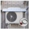 Copertura for Condizionatore d'Aria da Esterno | Defender for Pompa di Calore/HVAC/Condensatore| Universale Centrale Coperture Condizionanti for Le unità Esterne (Color : Bianco, Size : 95x43X15cm