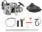 Moteur Pocket Bike, 2 Temps 49,85cc Pocket Quad Moteur, Lanceur Pocket Quad Moteur 1,9 kW/7000tr/min 3CV Mini Pullstart Capacité de Charge 180kg con Réservoir de 1,2L