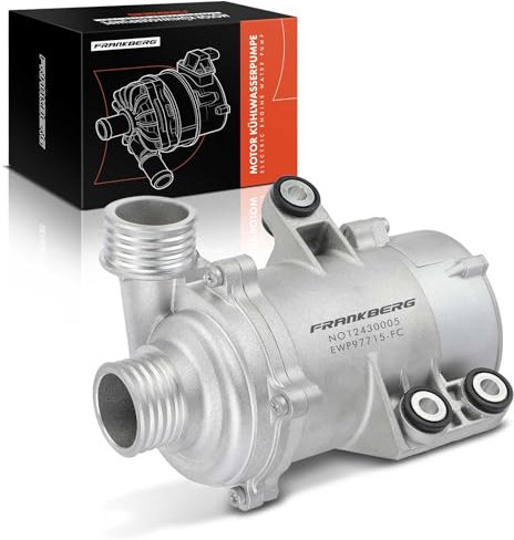 Frankberg Pompa dell'acqua Elettrico Compatibile con Serie 1 F20 F21 Serie 3 F30 F80 Serie 3 Touring F31 4 Cabriolet F33 F83 Serie 5 F10 X1 E84 X3 F25 X4 F26 Replace# 11517597715