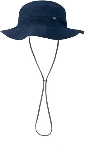 BUFF®| Kappe Explore Booney Männlich Weiblich Erwachsene Verstellbar, Komfortabel, UPF50 Schutz, Outdoor, Erkunden, Stretch, Abenteuer, S/M, Bleu Fonce