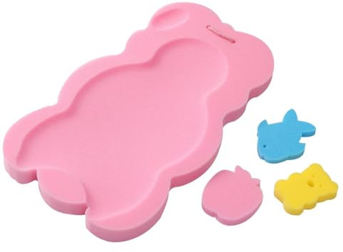 Esponja de baño de bebé para bañera de bebé, cómoda almohada de baño de bebé, cojín de baño de bebé, cojín de baño antideslizante, tapete de esponja de baño para bebé, almohadilla de baño de bebé,