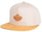 Blackskies® Essentials Snapback Cap | Schirm Unisex Premium Baseball Mütze Kappe Basecap Verstellbar One Size Herren Damen Cap - Männer Frauen Outdoor Sommer Freizeit - Beige-Braun-Braun