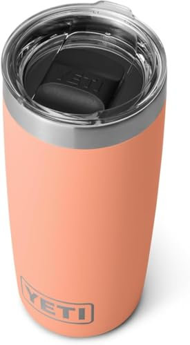 YETI Rambler Gobelet isotherme en acier inoxydable avec couvercle Magslider, 296 ml, pêche Lowcountry