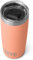 YETI Rambler Tumbler, Vakuumisolierter Edelstahlbecher mit Magslider-Deckel, Lowcountry Peach, 10 oz (296 ml)