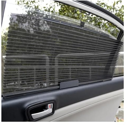 Autofenster-Visier Sonnenschutzrollo Für Auto, LKW, Einziehbarer Seitenfenstervorhang Solljusskydd