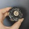 T-Conceal EDC Fidget Sliders Open Armor Kreisel Fidget Spielzeug Stress Relief für Erwachsene magnetische Metall (Goldgrau)