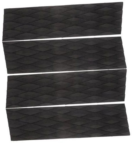 Surfbrett Traktionspads mit Starkem Halt 4 Stück aus Eva | Rutschfeste Stripe Ausführung, Selbstklebend, für Shortboards und Surfbrett, Leicht und Bequem