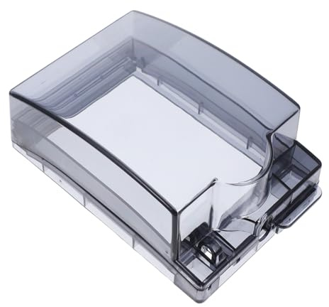 Cabilock Light Switch Cover with Lock Adhesive Protective Splash Guard for Outdoor and Bathroom Electrical Boxes Enlarged Switch Shield for Safety and Socket Protection