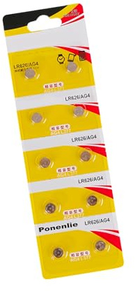 AWJUWHBJ Piles bouton LR626 AG4 haute performance 1,5 V pour thermomètres électroniques