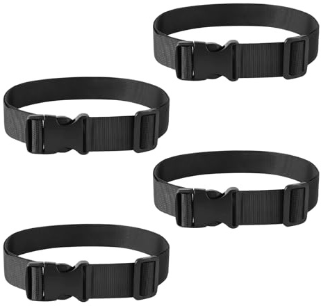 4PCS Oberschenkel Band Tactical Leg Strap Verstellbarer Oberschenkelriemen | Taktischer Gürtel Nylon Belt Beinholster für Männer Gürtel für Polizei Kostüm Security Militär Jagd Airsoft Alltag Outdoor