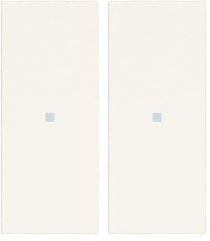 Vimar 30000A.B LINEA Interruttore assiale illuminabile, tasto sostituibile, Max 100 W per lampade con alimentatore integrato (IEC 60669-1:2017), bianco (Confezione da 2)