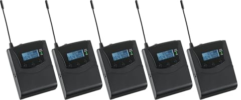 Pronomic Silent Disco V2 SDR BP30 Bodypack Receiver - Kabelloser Funkempfänger für Silent Disco und Events - 3-Kanal-Umschaltung - Gürtelclip - Kompatibel mit V2 System - Leicht und robust (5)