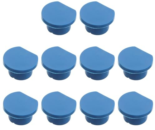AMUSLESUR 10 Pièces Bouchon de Lavabo en Plastique pour Bac de Nettoyage des Cheveux, Étanchéité, Installation Facile, Pvc Solide, pour Laver Cheveux en Position Allongée