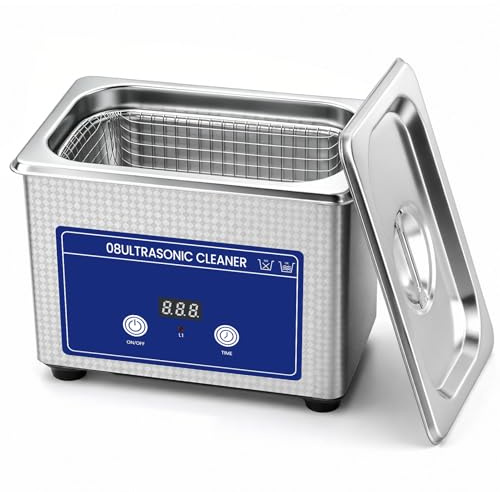 Ultraschallreinigungsgerät, Ultraschallreiniger, Ultraschallgerät | Ultrasonic Cleaner, für Zahnspangen,Brillen,Ringe,Uhren,Inklusive Reinigungstuch