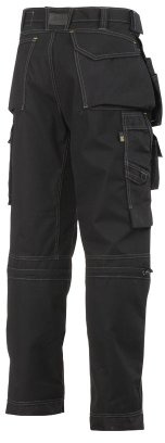 Snickers 32230404060, Floor layer Trousers - Black, 60, Reg 60 (W44 L32)