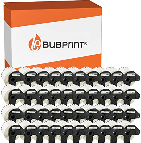 Bubprint 40 Etiketten kompatibel als Ersatz für Brother DK-22205 für P-Touch QL-1110NWB QL800 QL700 QL570 QL-820NWB QL-810W QL710 QL600 QL500 QL1100 QL710W QL720NW QL560 QL1050 QL1060 QL550