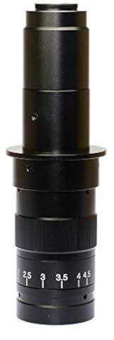 HAYEAR Monokular Max 180x Zoom C-Mount Glasobjektivadapter F/Industrie Mikroskop Kamera Objektiv