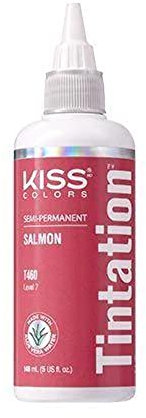 Kiss Tintation Semi Permanent Hair Colour With Argan Oil, Aloe Vera - Salmon T460