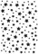 Ideen mit Herz Pochoir laser en plastique, format A4, arrière-plan, décoration murale créative, textiles, papier, scrapbooking, motif d'étoiles