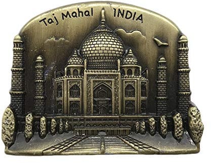 3D Metall Kühlschrankmagnet Reise Souvenirs Kühlschrank Magnet Home and Kitchen Dekoration Magnet Sticker Collection Taj Mahal India
