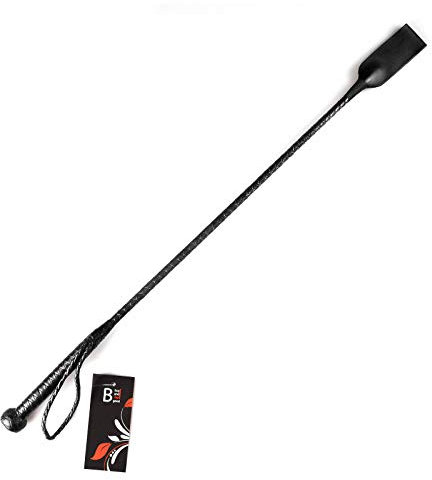 TOP Qualité - Cravache faite main pour en CUIR DE BUFFLE VÉRITABLE par BuyAndFeelGood - Cravache d'équitation de 69,0 cm