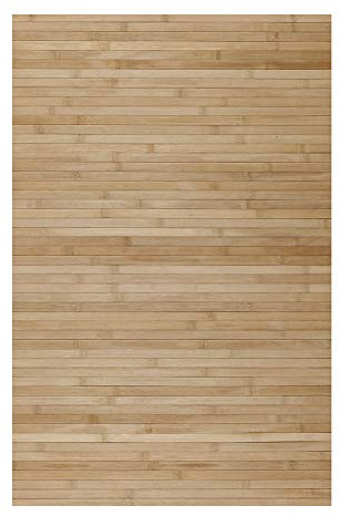STORESDECO - rutschfeste Natürliche Bambusmatte Ideal für Wohnzimmer, Flur, Bad etc. Dieleneffekt! Erhältlich in Großen Maßen und weiteren Farben | Hellbraun, 140cm x 200cm