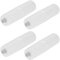 Battery Adapter Converter for AAA to AA Battery Transparent Cases Holder Shell with Metal Contacts on Bottom(Clear Color,Pack of 4)