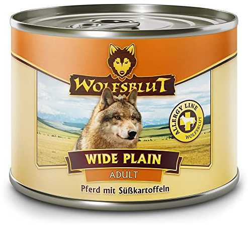 Wolfsblut - Wide Plain - 6 x 200 g - Pferd - Nassfutter - Hundefutter - Getreidefrei