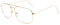 Kelens Retro Metall Rahmen Klare Linse Brille Vintage Winddicht Brille Gaming Brille Dekobrille Fake Brille Ohne Stärke Unisex