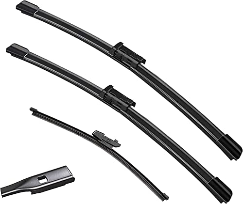 3 Factory Wiper Blade Replacement for VW Volkswagen Tiguan MK2 2018-2021 Original Equipment Windshield Window Wiper Blades Full Set - 25/22/15(Set of 3)