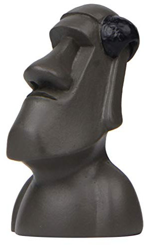 HEMOTON 1stk Moai-Kopf-Statue Mini-kolossus-Ornamente Miniaturfiguren Terrarien Blumentopffigur Mikro Mini-Harz-bastelverzierung Osterinsel-Statue Landschaftsdekor Neonfisch Rom Puppe