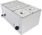 TAIMIKO Bain Marie elettrico in acciaio inox 220 V scaldavivande professionali commerciali con 4 contenitori per Magasini di Piccola, Collazioni, Ristoranti
