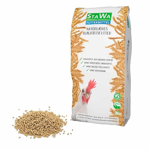 STAWA Hühnerfutter Alleinfutter Pellets mit Kräuter und Kurkuma, 5 kg