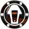 Paraserbatoio.it Adesivo effetto 3D Protezione Paraserbatoio resinato compatibile con PS KTM 890 Adventure R - Protezione tappo - Arancione v2