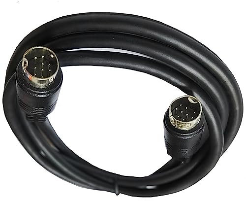 Traovien Cavo audio S-Video 9 pin maschio a maschio per TV, proiettore, console di gioco, monitor, 1 m