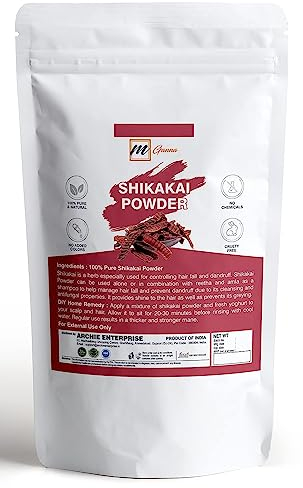 mGanna 100% reines Shikakai/Akazien-Concinna-Pulver für die Haarpflege, natürlicher Haarreiniger und Conditioner, 227 g