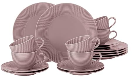 SELTMANN WEIDEN Kaffeeservice 18-teilig Beat Altrosa