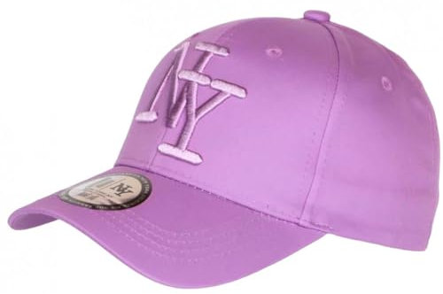 Hip Hop Honour Berretto NY viola pastello in cotone originale Visiere Baseball Stazky - Uomo, viola., taglia unica