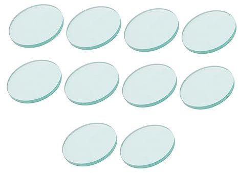OUNONA 10pcs Sheet Water Meter Glass Crystallizing Basins Laboratory Supplies Plain Watch Beaker Cover Evaporating Plate Replacement Pir Sensor Evaporating Container Evaporation Dish