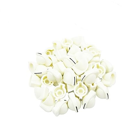 HEMOTON Boutons de Rechange pour Pédales Deffet Guitare Basse (Pièces) - Diamètre 6 Mm - Construction en Plastique