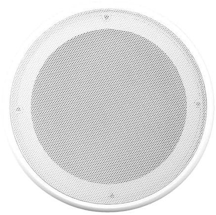 Grille de haut-parleur ronde – Couvercle de haut-parleur de plafond blanc anti-poussière | Maille de grille de haut-parleur élégante pour voiture, protection de haut-parleur ronde durable pour la prot