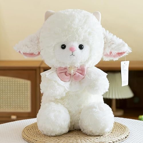 Schaf Plüschtier Schaf Kuscheltier Süße Kuscheltier Schaf Stofftier Plush Toy Stuffed Animals Für Kinder Und Freundin, Geburtstagsgeschenke, Kindertag, 23cm