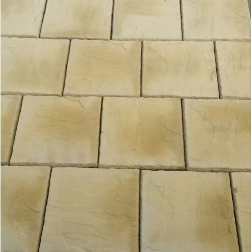 Concrete 600 x 600 Paving Slabs in Cotswold Buff (DELIVERY EXCEPTIONS)